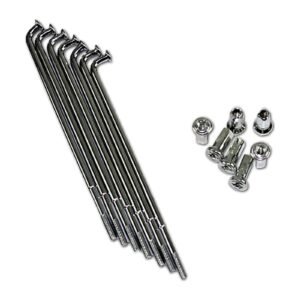 Raios Traseiro Jogo Com 36 Pecas Cromado 4Mm 122,5 / 122